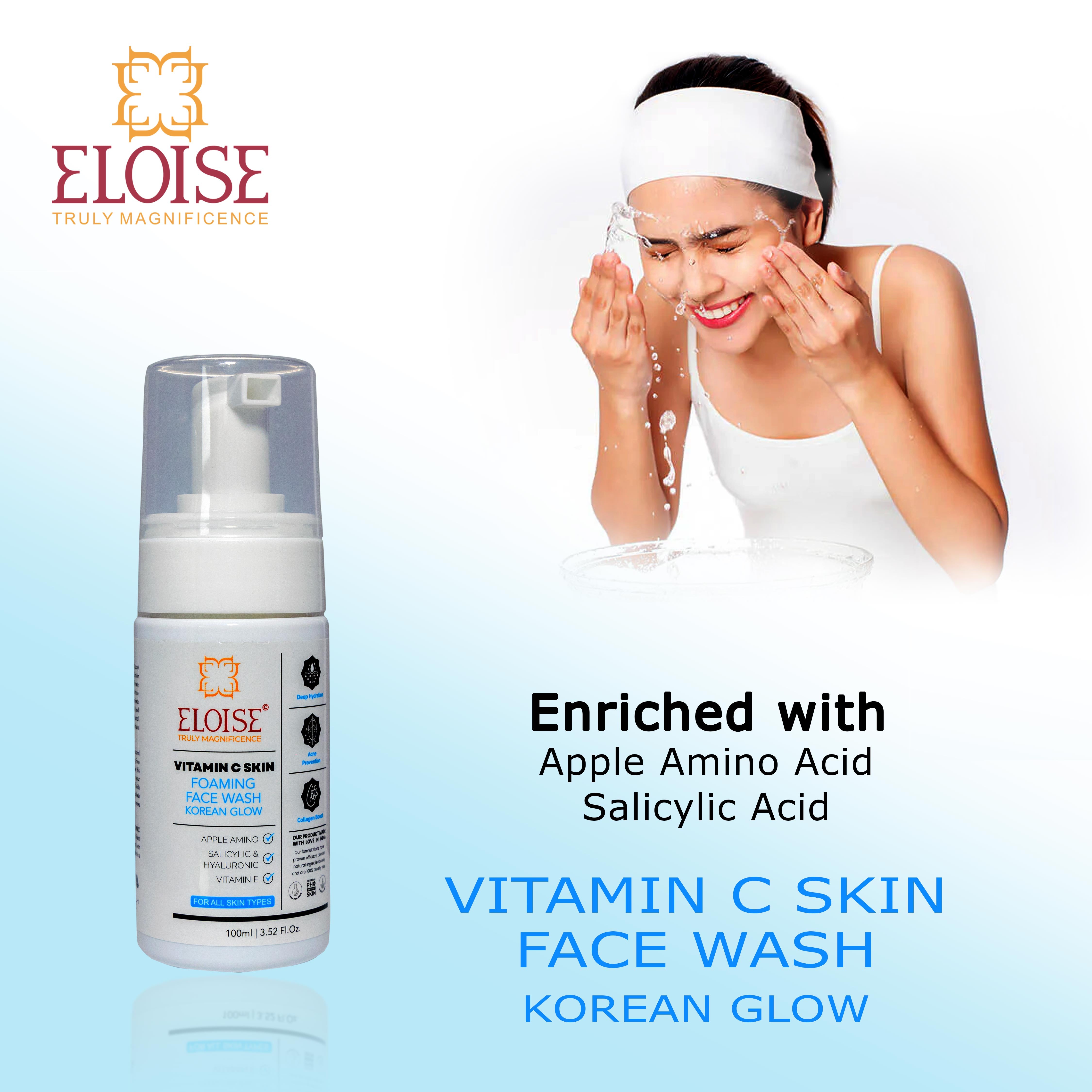 KOREAN GLOW FOAMING FACE WASH